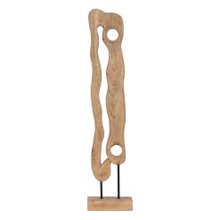 Figura Decorativa Natural Abstrato 15 x 9 x 68