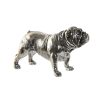 Figura Decorativa Prateado Cão Loft 28