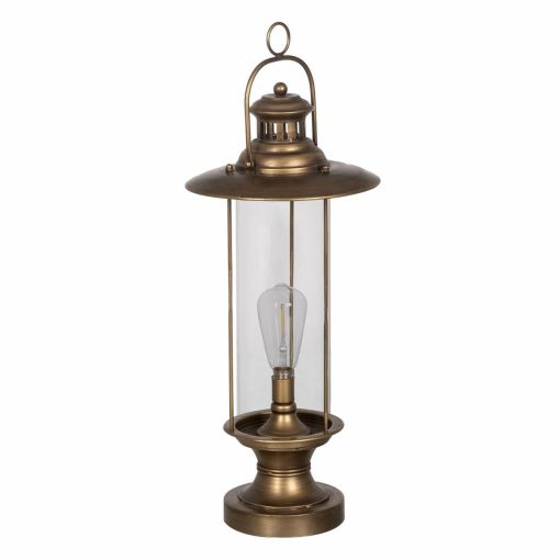 Lâmpada de mesa Dourado Cristal Ferro 40 W 27 x 27 x 58 cm