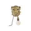 Luminária de parede Dourado Resina 50 W Moderno Bulldog 220 V 25 x 23 x 29 cm