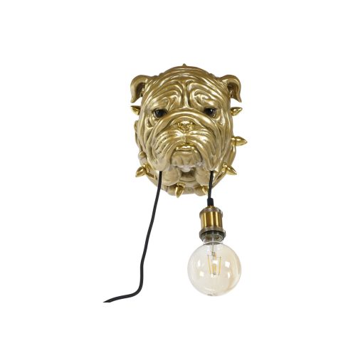 Luminária de parede Dourado Resina 50 W Moderno Bulldog 220 V 25 x 23 x 29 cm