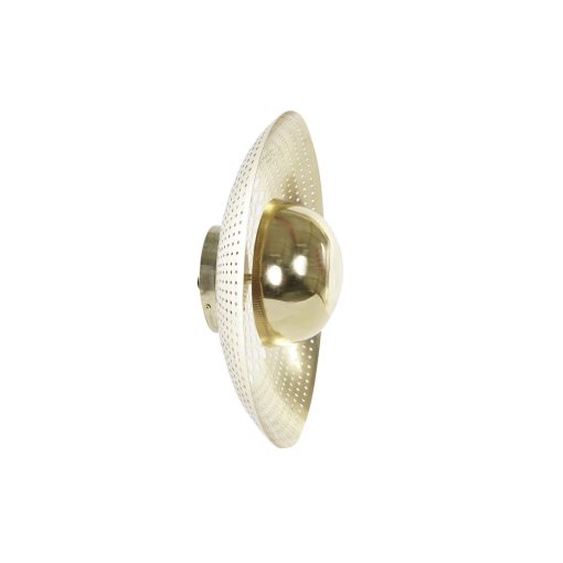 Luz de Parede Dourado Metal 40 W Índio 220 V 40 x 40 x 15 cm - Image 3