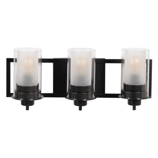 Luz de Parede Preto Cristal Ferro A 220-240 V 56 x 17 x 21 cm