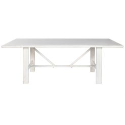 Mesa de Jantar Branco Madeira de mangueira 213