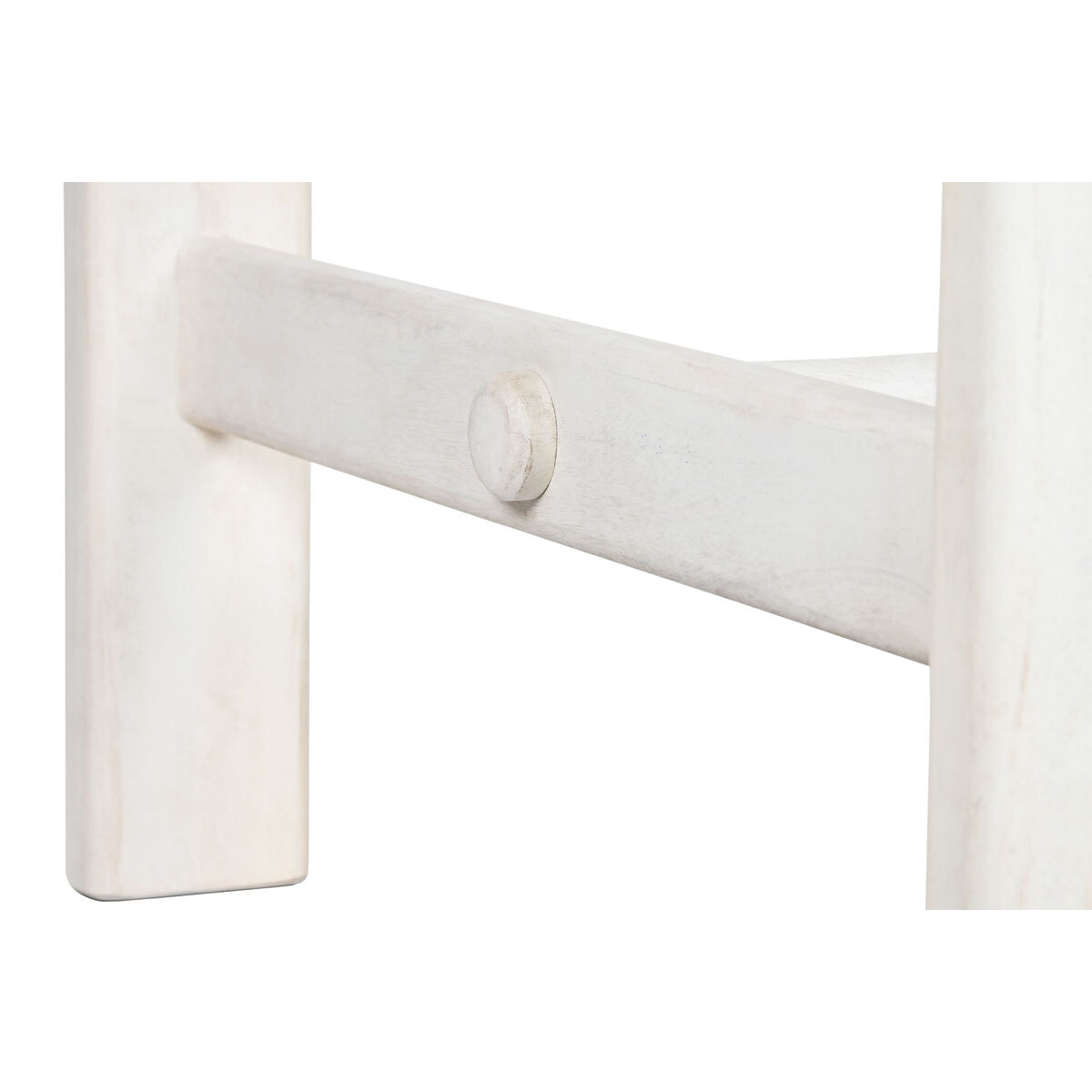 Mesa de Jantar Branco Madeira de mangueira 213,4 x 96,5 x 76,2 cm - Image 6