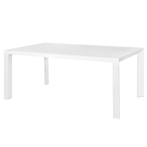 Mesa de Jantar Io Branco Alumínio 180 x 100 x 75 cm