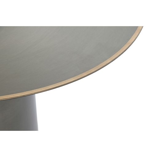 Mesa de apoio Dourado Cinzento escuro Metal 60 x 60 x 37 cm - Image 4