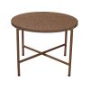 Mesa de apoio Terrazzo Castanho 60 x 60 x 45 cm