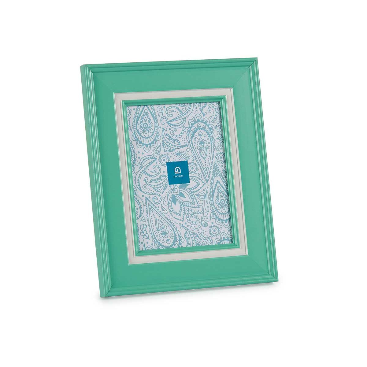 Moldura de Fotos Cristal Verde Plástico (6 Unidades) (2 x 26 x 21 cm) - Image 2
