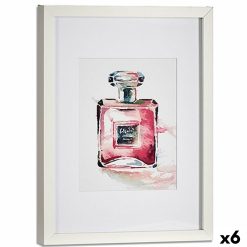 Pintura Perfume Vidro Aglomerado 33 x 3 x 43 cm (6 Unidades)