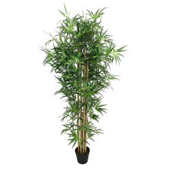 Planta Decorativa Cimento Tecido Bambu 180 cm