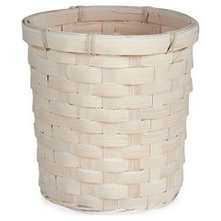 Plantador 17 x 15 x 17 cm Branco PVC Bambu