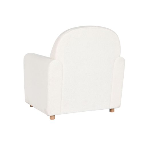 Poltrona Branco Poliéster Madeira 79 x 72 x 86 cm - Image 6