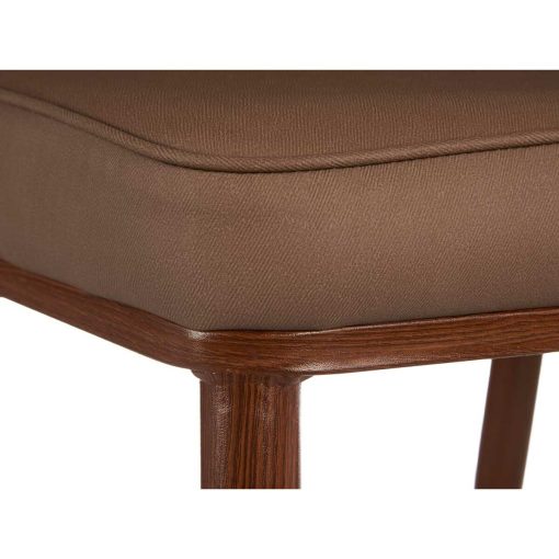 Poltrona Losangos Castanho Preto Aço 53 x 90 x 43 cm (2 Unidades) - Image 3