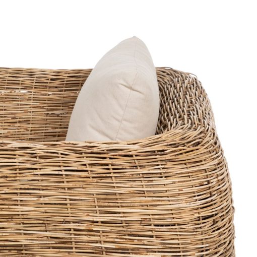 Poltrona Natural Rotim Foam 111 x 97 x 63 cm - Image 8