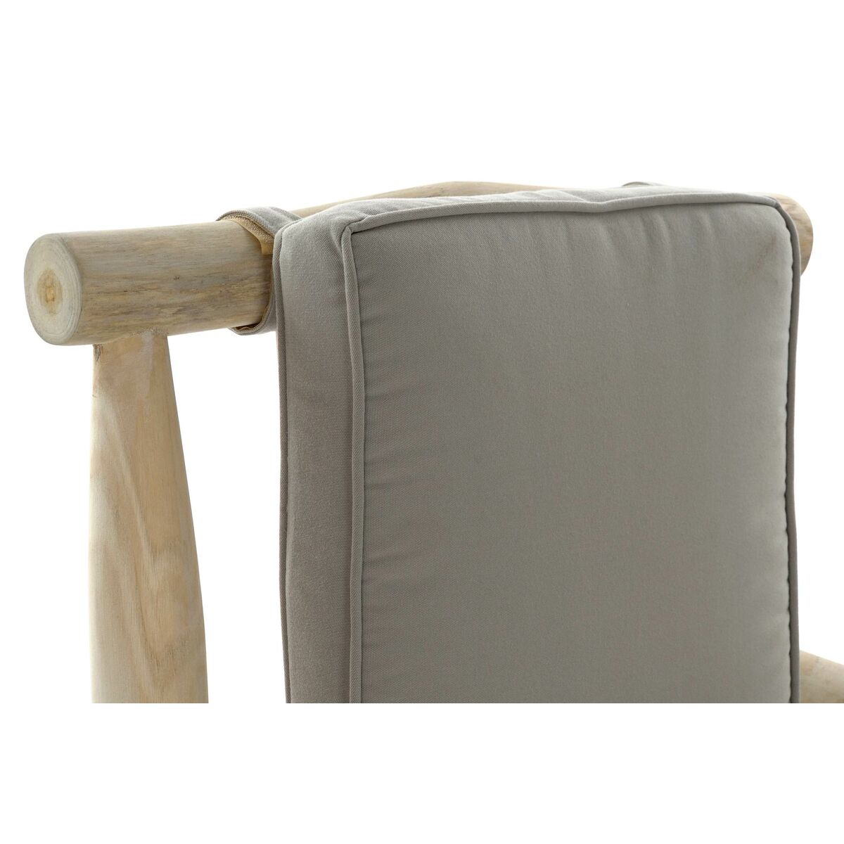 Poltrona de jardim Natural Cinzento claro Teca 65 x 80 x 92 cm - Image 3