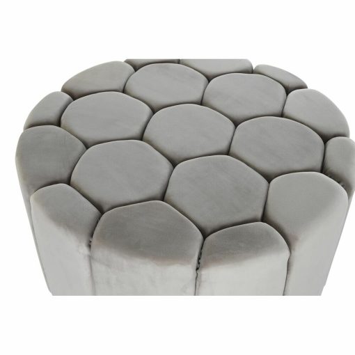 Repousa pés Bege Poliéster Madeira MDF (86 x 86 x 48 cm) - Image 3