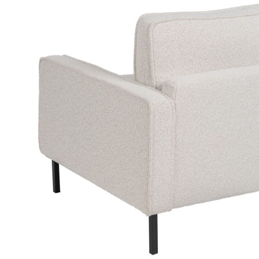 Sofá de 3 Lugares 213 x 87 x 90 cm Branco Metal - Image 8