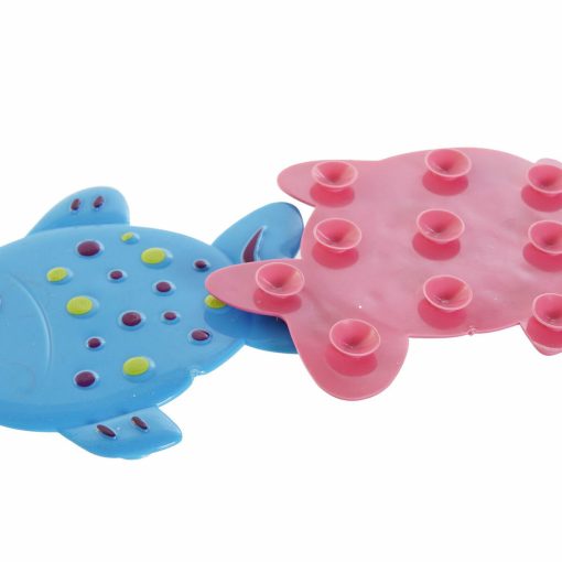 5 cm Azul Cor de Rosa Infantil PVC Peixe (2 Unidades)