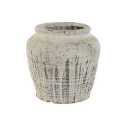 Vaso Branco Magnésio 28 x 28 x 27