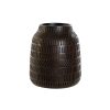 Vaso Castanho Preto Resina Colonial 19 x 19 x 21 cm