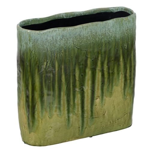 Vaso Verde Cerâmica 43 x 16 x 41