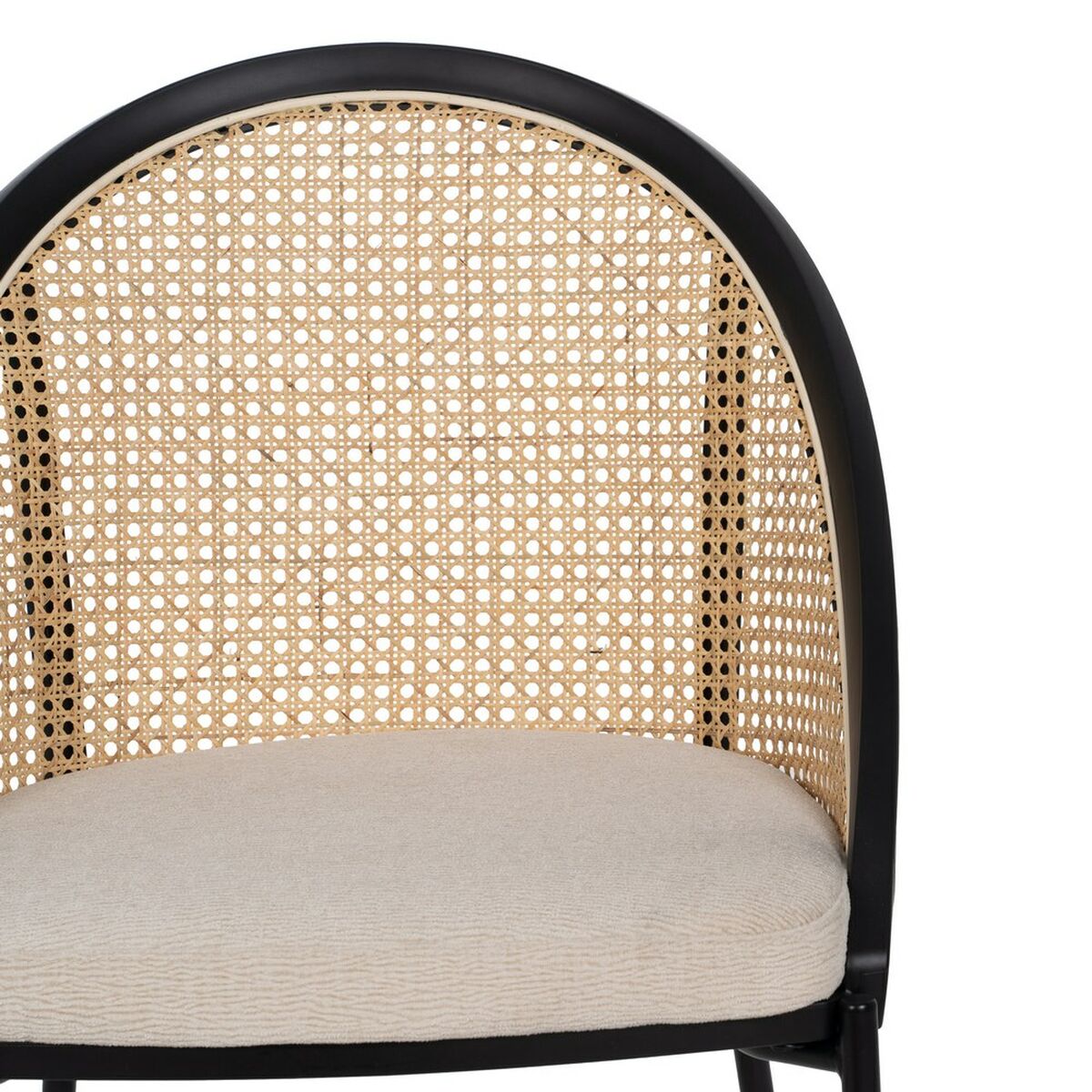 Cadeira de Sala de Jantar Preto Natural 54 x 49 x 82,3 cm - Image 5