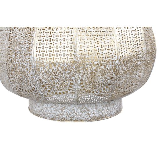 Candeeiro de teto Branco Dourado Metal 40 W 40 x 40 x 55 cm - Image 2