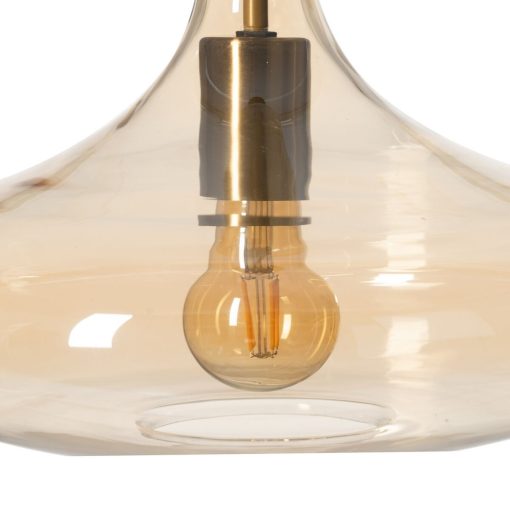 Candeeiro de teto Dourado Caramelo 60 W - Image 3