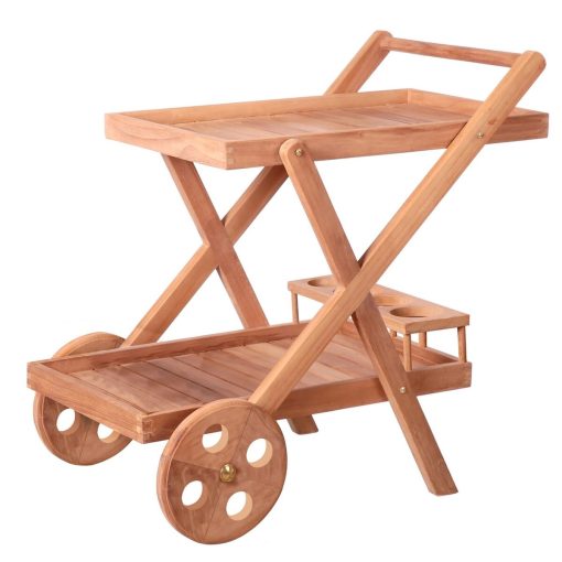 Carro de Jardim Kayla Castanho 86 x 55 x 81
