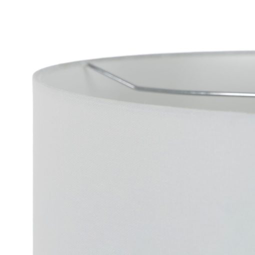 Lâmpada de mesa Branco Preto Metal Cerâmica Cristal 60 W 220-240 V 45 x 45 x 73 cm - Image 2