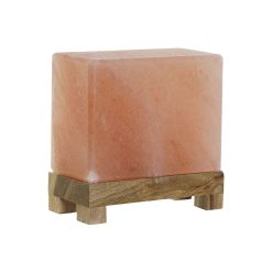 Lâmpada de mesa Castanho Cor de Rosa Sal Acácia 15 W 220 V 17 x 7 x 16 cm