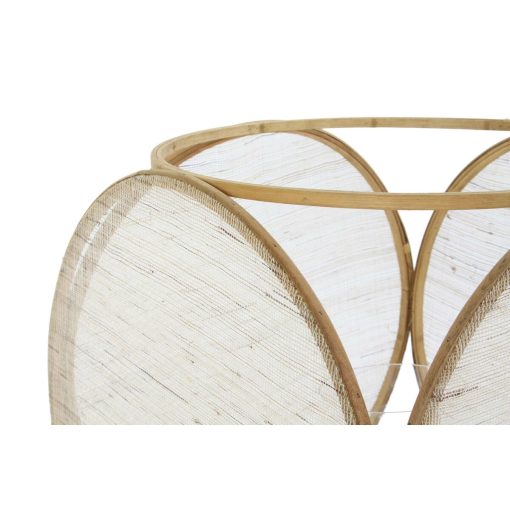 Lanterna Cristal Natural Castanho Bambu Oriental 42 x 42 x 55 cm - Image 4