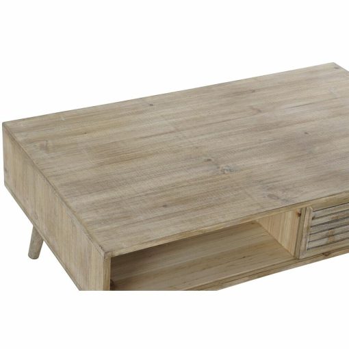 Mesa 99 x 59 x 38 cm Abeto Natural Alumínio - Image 2