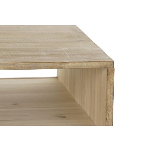 Mesa 99 x 59 x 38 cm Abeto Natural Alumínio - Image 3