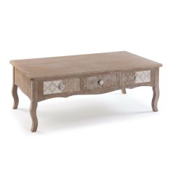 Mesa de Centro Lyra Madeira de paulónia Madeira MDF 60 x 41 x 110 cm