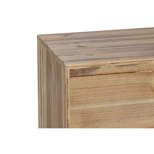 Móvel de TV Preto Natural Abeto Madeira MDF 130 x 24 x 51 cm - Image 8