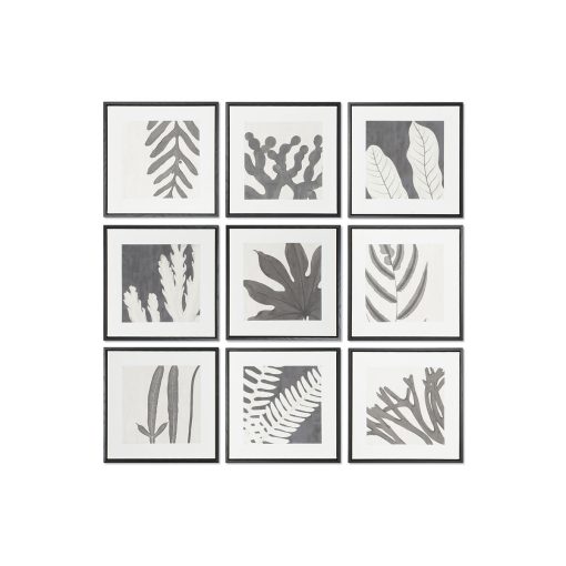 Pintura 40 x 4 x 40 cm Folha de planta Urbana (9 Unidades)