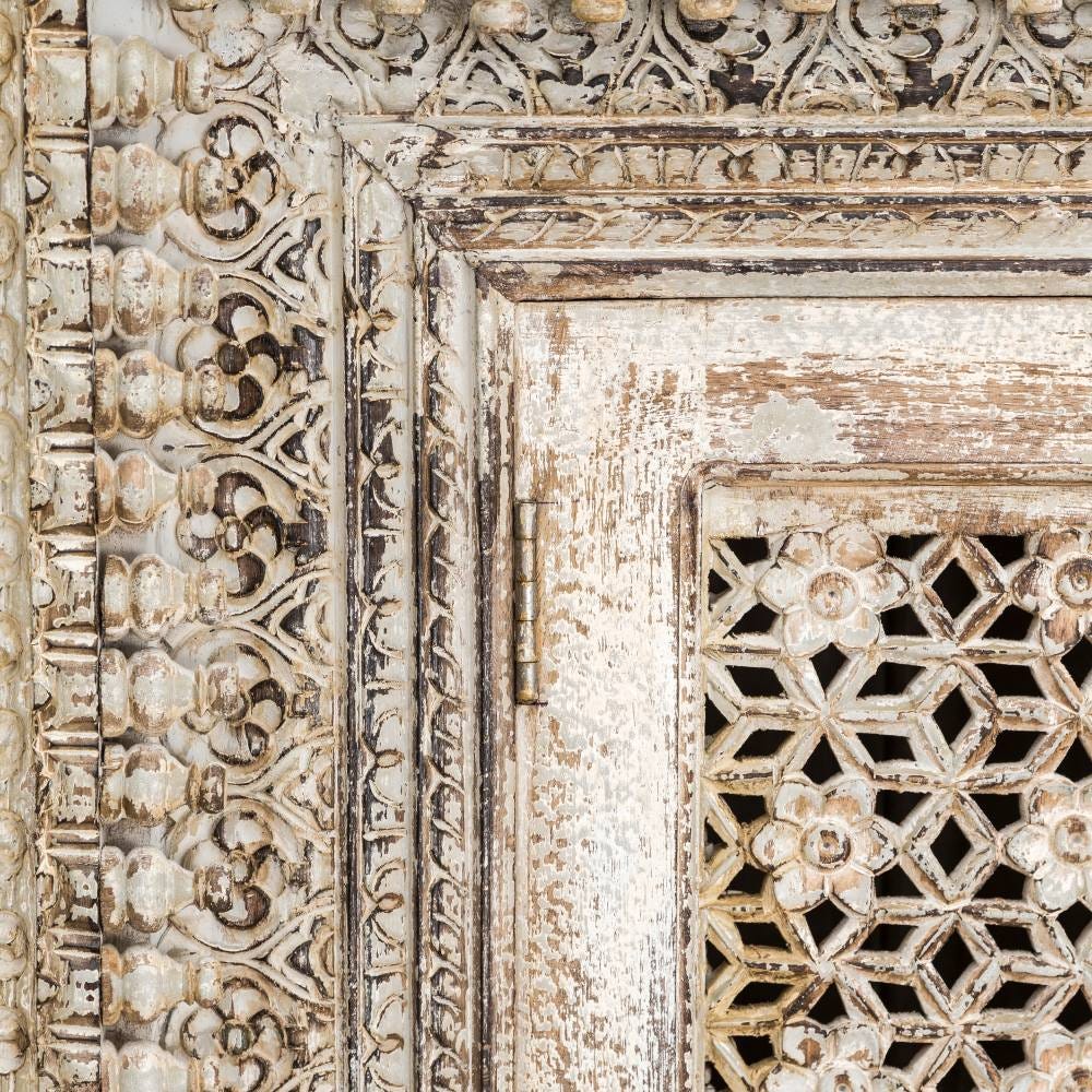 Aparador em Madeira Esculpido a Mão 187 X 45 X 100 - Image 5