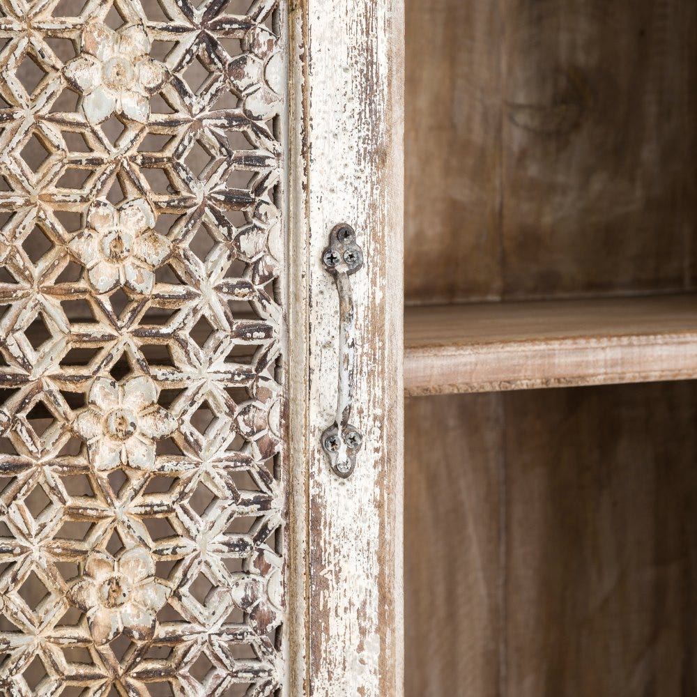 Aparador em Madeira Esculpido a Mão 187 X 45 X 100 - Image 7