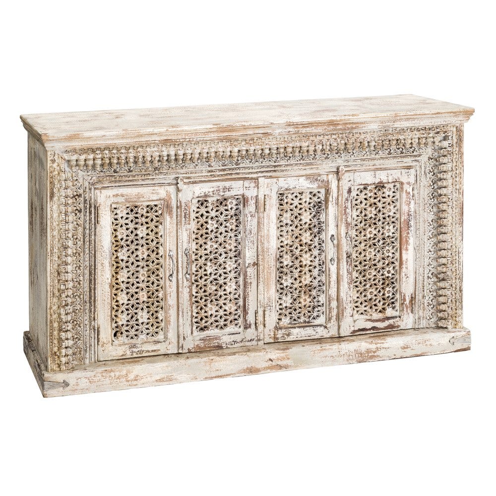 Aparador em Madeira Esculpido a Mão 187 X 45 X 100 - Image 2