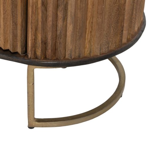 Aparador em Madeira Mango Castanho e Ferro 153 X 41 X 75 - Image 9