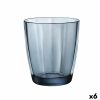 Copo Bormioli Rocco Pulsar Azul Vidro 390 ml (6 Unidades)