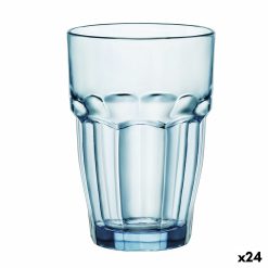 Copo Bormioli Rocco Rock Bar Azul Vidro 370 ml (24 Unidades)