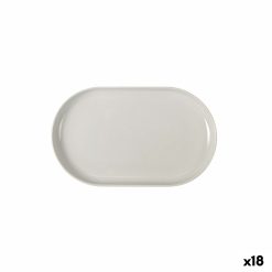 bandeja de aperitivos La Mediterránea Ivory Oval 25 x 15 x 2