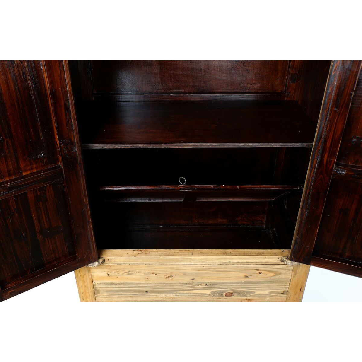 Armário Natural Metal Abeto 85 x 44 x 194 cm - Image 2