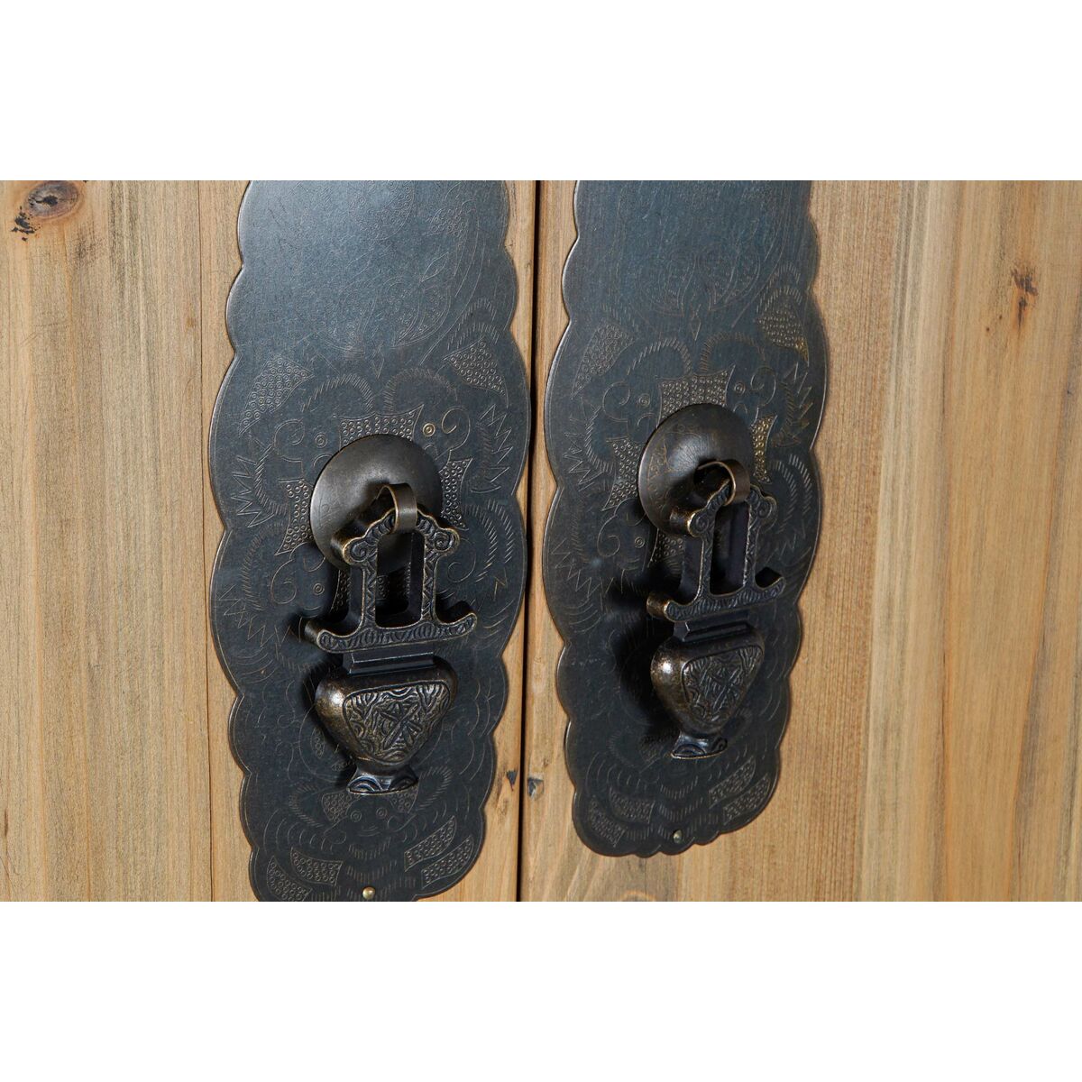 Armário Natural Metal Abeto 85 x 44 x 194 cm - Image 6