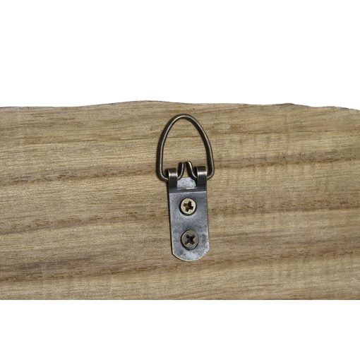 Bengaleiro de parede Natural Metal Madeira de paulónia 99 x 3 x 31 cm - Image 6