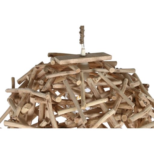 Candeeiro de teto Natural Madeira Madeira de eucalipto 50 W 40 x 40 x 40 cm - Image 2