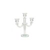 Candelabro Transparente Vidro 21 x 26 x 9 cm